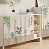 Cortina para Cubrir Gabinete de Cocina, Cortina a Prueba de Polvo para Gabinete Abierto, Cortina para Cubrir Zapatero y Gabinete de Artículos Varios, Cortina Desplegable