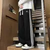 Novas Calças Casuais Masculinas Outono/Inverno 2026, Marca Tendência Estilo Hong Kong, Calças Esportivas Largas Retas Soltas para Homens