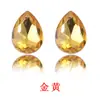 Moda gota de agua vidrio cristal forma de diamante diamantes de imitación DIY ropa zapatos bolsa tocado joyería accesorios materiales