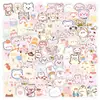 500 adesivos de urso kawaii estilo coreano para conta manual de bebidas, mala, caderno, carro, adesivos à prova d'água, atacado