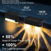 Lâmpada de mesa/guarda-cor LED solar nova de fábrica, à prova d'água para exterior, parede, cerca de casa, lâmpada decorativa