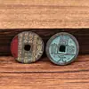 Venta al por mayor de fábrica de varias monedas antiguas de latón, Kaiyuan Tongbao, monedas Tianshi Shan Gui, monedas antiguas y accesorios para joyería del Dios de la Riqueza