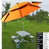 Conjunto de Guarda-Sol de Mesa com Publicidade para Proteção Solar Promoção de Pátio Combinação Portátil de Viagem Dobrável Camping Siaman