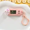 Reloj Electrónico Portátil de Sirvienta de Dibujos Animados Mini Pequeño Reloj Colgante Silencioso Solo para Exámenes de Estudiantes Niños Reloj de Hora