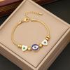 Pulsera de acero inoxidable con diseño retro de gota de aceite y personalidad de Europa y Estados Unidos, nueva joyería, pulsera auspiciosa, B431