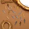 Accesorios de aleación DIY serpiente rodeando espada antigua daga colgante pulsera llavero collar pendientes colgante M104