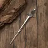 Comercio Exterior Venta Caliente Retro Calavera Espada Pasador Accesorios para el Cabello Personalizado Moda Gótica Estilo Noruego Accesorios para Fiestas Al por Mayor