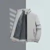Chaqueta de Trabajo de Otoño con Solapas para Hombre, Abrigo Casual Holgado, Top de Moda Versátil Adelgazante, Estilo de Moda Tendencia