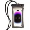 Bolsa impermeable transparente para teléfono con airbag, pantalla táctil de alta definición, adecuada para buceo, rafting y fotografía, funda protectora sellada para teléfono