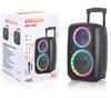 Bocina Bluetooth Portátil de 8 pulgadas con Trolley para Exteriores Luz RGB TWS Acoplamiento Baile Cuadrado Alta Potencia
