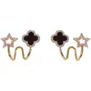 Aretes de Flor de Cuatro Hojas para Mujer, Puestos Callejeros, Suministro para Mercados Nocturnos, Nuevos Aretes Populares de Moda Coreana, Aretes al por Mayor de Fábrica