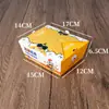 Caja para Llevar de Pollo Frito Estilo Coreano, Caja de Papel para Catering Comercial, Para Llevar Snacks, Alitas de Pollo Enteras, Filetes de Pollo, Caja de Embalaje para Nuggets de Pollo