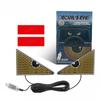 Cross-border car USB rearview mirror light eye light car multi-function warning light anti-chase tail light interaction