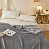 Manta de Felpa de Leche Engrosada Personalizable Manta para Siesta de Oficina Manta Pequeña Manta Cubierta de Sofá Franela de Aviación Felpa de Coral