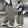 Ropa de Otoño para Niños Niños Pantalones Casuales Rectos Niños Grandes 2026 Primavera Otoño Niños Pantalones Sueltos Pantalones Largos de Moda Venta al por Mayor Transfronteriza