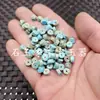 Cuentas Redondas de Turquesa Imitación, Cuentas de Ábaco con Hebilla de Jade, Cuentas Espaciadoras, Cuentas Sueltas de Jade, Cuentas Tubulares Rectas de Nudo de Bambú, Joyería de Cuentas Estilo Antiguo