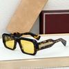 JMM MIGLIA Gafas de Sol de Lujo Hechas a Mano Vintage Europeo y Americano Caja Pequeña Gafas de Sol de Moda de Alta Gama para Fiesta al Aire Libre Transfronterizas