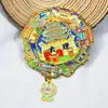 Serie YunnanAtracciones Culturales y Creativas ÚnicasXishuangbannaCiudad TurísticaSouvenirImanes de Refrigerador de Madera