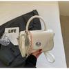 Bolsa de Mão com Textura de Luxo Feminina 2025 Nova de Verão Versátil Bolsa Transversal Pequena Bolsa Tote Moda Super Popular Pequena Quadrada