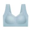 Ropa interior de seda de hielo de verano sin cortes para mujer, sujetador de espalda hermosa, antiflacidez, sujetador deportivo fino sin aro, estilo chaleco