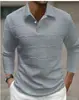 AliExpress Amazon Verano Transfronterizo Nueva Camisa de Manga Larga de Color Sólido para Hombre Moda Casual Ropa para Hombre Impresión Digital