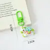 Llavero de Campana de Caballo Pequeño de Colores para Año Nuevo Colgante de Bolso Corazón para Niña Estudiante Pareja Lindos Accesorios de Dibujos Animados Joyería