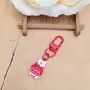 Chaveiro Pingente de Casa de Natal Desenho Animado Papai Noel Fofo Presente Acessórios de Decoração para Mochila Presente para Melhor Amigo