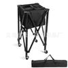 Carrito de tenis plegable, portátil, de aleación de aluminio, con estructura móvil, para recoger y entrenar.