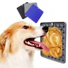 Suministros de Silicona para Mascotas, Tapete de Lamer con Ventosa, Tapete de Alimentación Lenta, Plato Tapa-Boca para Perros, Juego de Tres Piezas, Antideslizante para Perros