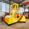 Pegador transfronteiriço pegador de material pegador de lodo suspensão mecânica de corda única guindaste pegador hidráulico pegador