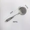 Acero Inoxidable 410 Mango de Clip Negro Utensilios de Cocina Juego de Cinco Piezas Pala para Verduras Doméstica Cuchara Cuchara para Sopa Colador Pala para Cocinar Cuchara