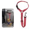 Cuerda de Tracción con Anillo para Cinturón de Seguridad de Coche Correa para Perro Retráctil Elástica Reflectante Luminosa Correa para Gato Correa para Perro