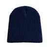 Gorro de Punto con Textura de Waffle para Hombre y Mujer, Color Sólido Versátil, Cálido Gorro de Lana con Protección para las Orejas, Gorro de Invierno