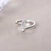 Anillo de Plata de Ley S925 con Letra Moda Elegante Lujo Accesible Diseño de Nicho Dedo Índice 2022 Nuevo Estilo Caliente de Moda
