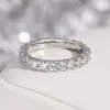 Venta Exclusiva Transfronteriza en Stock, No se Aceptan Pedidos Nacionales, Anillo de Zirconia con Diamante Completo Entrelazado Más Vendido, Modelo Nuevo de Dos Tonos con Múltiples Elementos