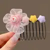 Herramienta de Estilismo para el Cabello Infantil para Arreglar el Pelo Suelto, Pinza para el Flequillo de Niña, Nuevo Modelo 2026, Horquilla de Alta Gama con Tacto Premium, Peine