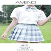 Falda Plisada para Niñas 2020 Primavera e Invierno Nuevo Estilo Estilo Preppy para Niños Estilo para Niños Grandes Falda Versátil a Cuadros