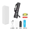 Nueva Linterna P50 de Alto Brillo Transfronteriza P70 LED de Largo Alcance Aleación de Aluminio Exterior Duradera Recargable por USB