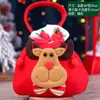Saco de Embalagem para Maçã do Amor de Natal Saco de Presente do Papai Noel Saco de Presente Saco de Maçã do Amor de Natal de Veludo Dourado
