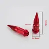 Porca de Roda Lug Nut Pontiaguda Cabeça de Bala Alumínio de Aviação 7075 Roda Modificada de Carro Leve