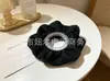 Al por mayor en stock scrunchie rosa simple y suave, coletero de punto de color liso alta elasticidad, diadema, scrunchie