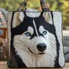 2026 Nova Série de Filhotes Transfronteiriça Estampa Digital Bolsa Tote Acolchoada de Ombro Fashion