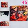 Carteira Curta NARUTO NARUTO Japonesa NARUTO Sasuke Kakashi Carteira Porta-Moedas de Couro PU