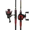 Kit Completo de Vara de Pesca de Fibra de Carbono ml m Ação Vara Única com Cabo de Pistola Carretilha Baitcasting e Carretilha Spinning com Cabo Reto