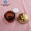 Set de frascos de vidrio para cuidado de la piel, en stock, venta directa, 30-120 ml, con rayas verticales, para tónico, loción y sérum, 30 g y 50 g para crema facial