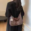 Bolso vintage grande para mujer, nuevo 2026 otoño e invierno, versátil, casual, de hombro y cruzado, bolso tipo empanada de nicho para el día a día