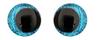 Resina Estéreo Brillo Pupila Parcial Brillo Cristal Ojo Ojo de Luna 3D Juguete de Animal de Peluche Accesorios de Plástico Ojo Torcido