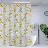Cortina de Ducha Impermeable Cuadrada Grande Estampada Transfronteriza PEVA Engrosada Cortina Divisoria de Ducha para Baño Cortina de Baño