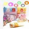 Bolsa de cosméticos de oso de dibujos animados estilo coreano para mujer, portátil, estilo ins, linda, de gran capacidad, estuche para lápices para niña, bolsa de almacenamiento, neceser