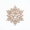 Novos Suprimentos de Decoração de Quarto de Natal Bar Janela Árvore de Natal Flocos de Neve Transparentes Longos da Amazon